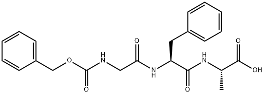 Z-Gly-Phe-Ala-OH 化学構造式