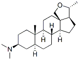 (20R)-18,20-epoxy-N,N-dimethyl-5alpha-pregnan-3beta-amine ,3481-84-3,结构式
