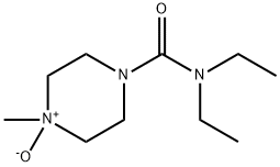 ジエチルカルバマジンN-オキシド 化学構造式