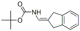 N-(インダン-2-イリデンメチル)カルバミド酸tert-ブチル 化学構造式