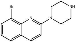 8-BroMo-2-(piperazin-1-yl)quinoline Structure