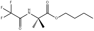 2-Methyl-2-[(trifluoroacetyl)amino]propionic acid butyl ester Structure