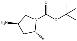 1-Pyrrolidinecarboxylicacid,4-amino-2-methyl-,1,1-dimethylethylester,(2R,4R)-(9CI)