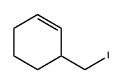 3-Iodomethyl-1-cyclohexene Structure