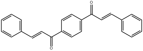 (E)-3-PHENYL-1-(4-[(E)-(3-PHENYL-ACRYLOYL)]-PHENYL)-PROPENONE, 34838-64-7, 结构式