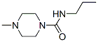 1-Piperazinecarboxamide,4-methyl-N-propyl-(9CI),348594-44-5,结构式