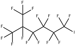 全氟异庚基碘化物,3486-08-6,结构式