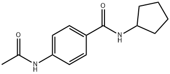 348615-16-7 Benzamide, 4-(acetylamino)-N-cyclopentyl- (9CI)