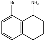 8-BROMO-1,2,3,4-TETRAHYDRONAPHTHALEN-1-AMINE 化学構造式