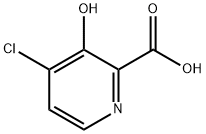 4-氯-3-羟基吡啶-2-羧酸,348635-39-2,结构式