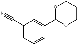 Benzonitrile, 3-(1,3-dioxan-2-yl)- (9CI) 化学構造式