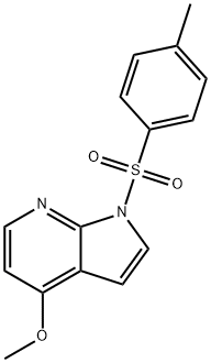 1H-Pyrrolo[2,3-b]pyridine, 4-methoxy-1-[(4-methylphenyl)sulfonyl]-,348640-52-8,结构式