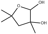 2,3-Furandiol, tetrahydro-3,5,5-trimethyl- (9CI) 化学構造式