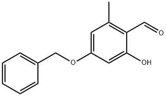 2-Hydroxy-6-methyl-4-(phenylmethoxy)benzaldehyde Structure