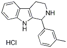 1-(3-methylphenyl)-2,3,4,9-tetrahydro-1H-beta-carboline hydrochloride|9H-吡啶并(3,4-B)吲哚,1,2,3,4-四氢-1-(M-甲苯基)-,盐酸盐
