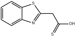 2-Benzothiazoleethanethioicacid(9CI) Structure