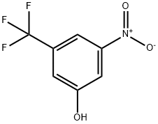 3-ヒドロキシ-5-ニトロベンゾトリフルオリド 化学構造式