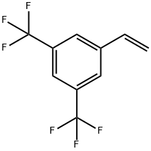 3,5-ビス(トリフルオロメチル)スチレン 化学構造式