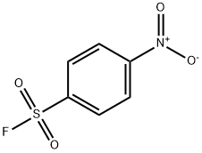 4-ニトロベンゼンスルホニル フルオリド 化学構造式
