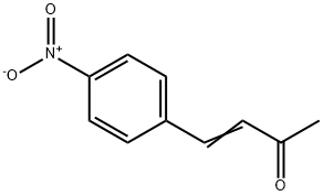 4-(对硝基苯)-3-丁烯酮-2, 3490-37-7, 结构式