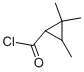 Cyclopropanecarbonyl chloride, 2,2,3-trimethyl- (9CI) Structure