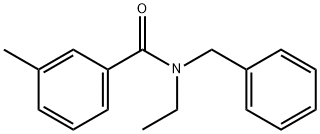 N-Benzyl-N-ethyl-3-MethylbenzaMide, 97% Structure