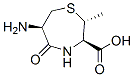 1,4-Thiazepine-3-carboxylicacid,6-aminohexahydro-2-methyl-5-oxo-,(2R,3R,6R)-(9CI) Structure