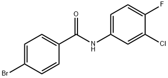 4-bromo-N-(3-chloro-4-fluorophenyl)benzamide|4-溴-N-(3-氯-4-氟苯)苯甲酰胺