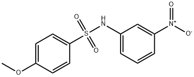 4-Methoxy-N-(3-nitrophenyl)benzenesulfonaMide, 97% Structure