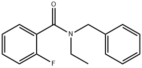 N-Benzyl-N-ethyl-2-fluorobenzaMide, 97% Structure
