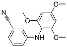 3-[(2,4,6-Trimethoxyphenyl)amino]benzonitrile Struktur