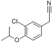 3-chloro-4-isopropoxyphenylacetonitrile|