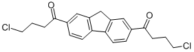 4-CHLORO-1-[7-(4-CHLORO-BUTYRYL)-9H-FLUOREN-2-YL]-BUTAN-1-ONE Struktur