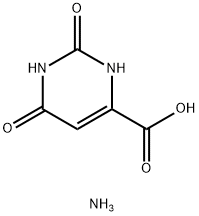 4-PyriMidinecarboxylic acid, 1,2,3,6-tetrahydro-2,6-dioxo-, MonoaMMoniuM salt 结构式