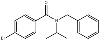 N-苄基-4-溴-N-异丙基苯甲酰胺, 349396-01-6, 结构式