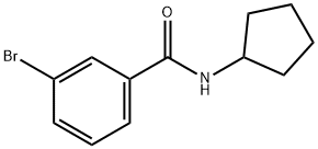 3-Bromo-N-cyclopentylbenzamide Struktur