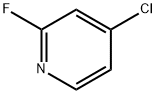 4-クロロ-2-フルオロピリジン 化学構造式
