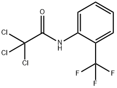 AcetaMide, 2,2,2-trichloro-N-[2-(trifluoroMethyl)phenyl]- 结构式