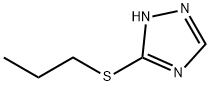 3-PROPYLTHIO-4H-1,2,4-TRIAZOLE Struktur