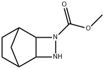 3,4-Diazatricyclo[4.2.1.02,5]nonane-3-carboxylic  acid,  methyl  ester  (9CI) Struktur