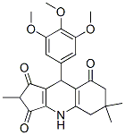 4,6,7,9-Tetrahydro-9-(3,4,5-trimethoxyphenyl)-2,6,6-trimethyl-1H-cyclopenta[b]quinoline-1,3,8(2H,5H)-trione|