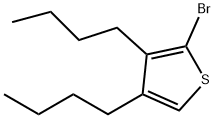 2-溴-3,4-二丁基噻吩,349481-77-2,结构式