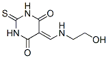 4,6(1H,5H)-Pyrimidinedione, dihydro-5-[[(2-hydroxyethyl)amino]methylene]-2-thioxo- (9CI) Struktur