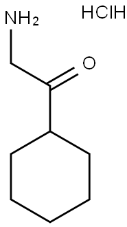 2-AMINO-1-CYCLOHEXYLETHAN-1-ONE HYDROCHLORIDE 结构式