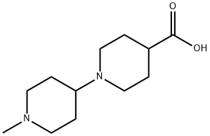 1'-methyl-1,4'-bipiperidine-4-carboxylic acid(SALTDATA: 2HCl) Structure