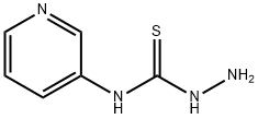 3-氨基-1-(吡啶-3-基)硫脲, 34955-25-4, 结构式