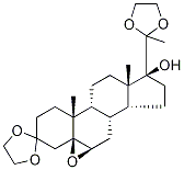 (5α,6α)-Epoxy-17α-hydroxy-pregnane-3,20-dione-3,20-bis(ethyleneketal)