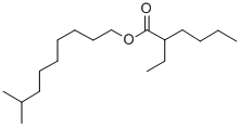 isodecyl 2-ethylhexanoate 化学構造式