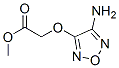 Acetic acid, [(4-amino-1,2,5-oxadiazol-3-yl)oxy]-, methyl ester (9CI) 结构式