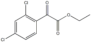 2-(2,4-二氯苯基)-2-氧代乙酸乙酯,34966-51-3,结构式